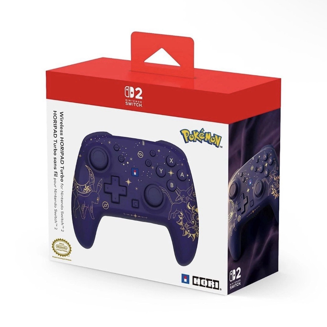 HORI Wireless HORIPAD Turbo (Umbreon & Espeon) for Nintendo Switch 2