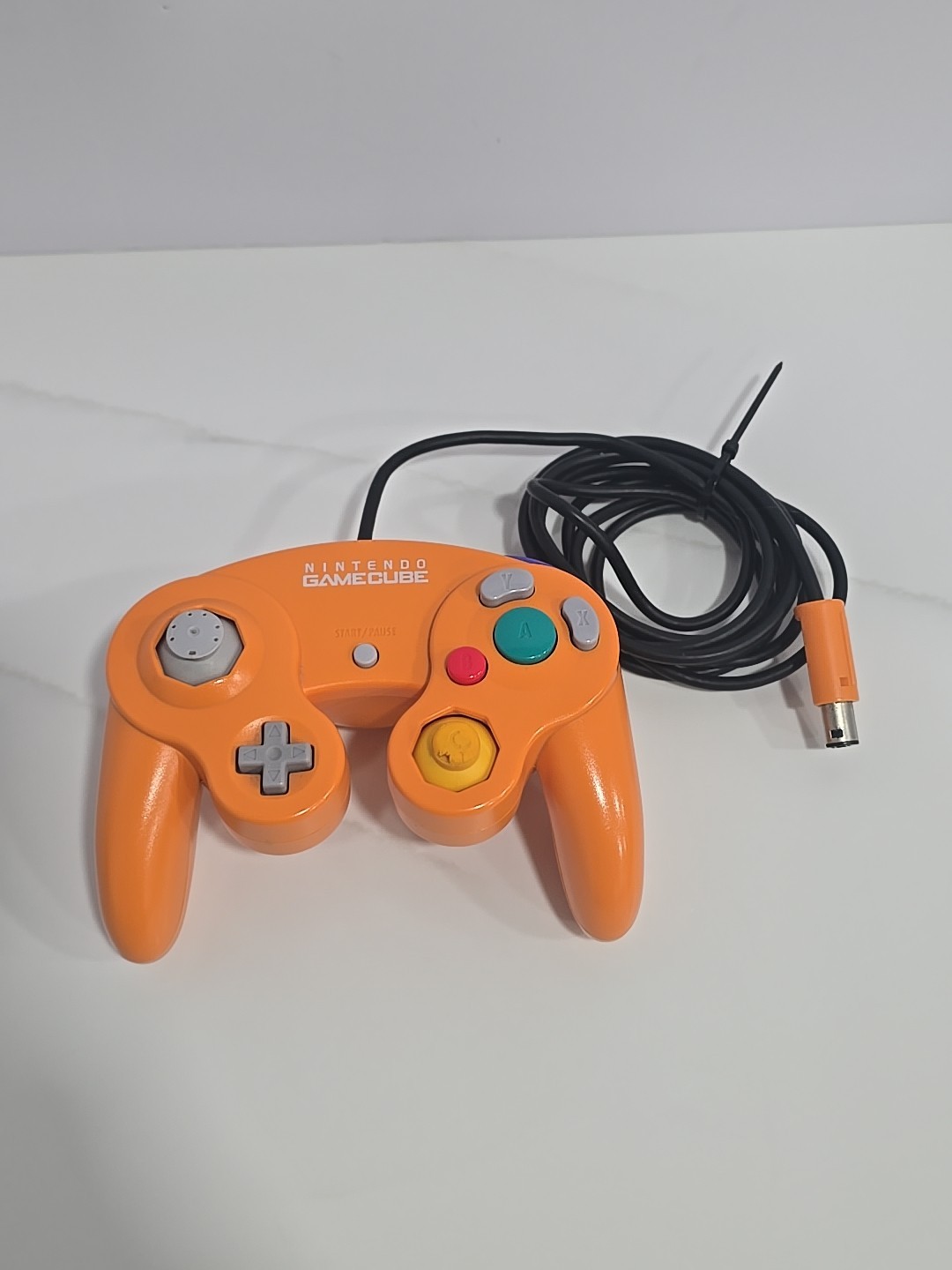 Official Nintendo GameCube Controller Spice Orange Official OEM DOL-003 WORKS