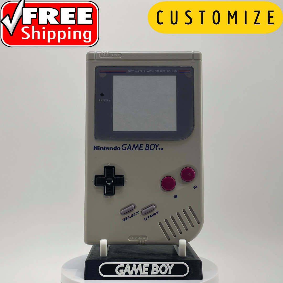 Nintendo Gameboy Original Display/Stand – DISPLAY ONLY (Customize Colors)