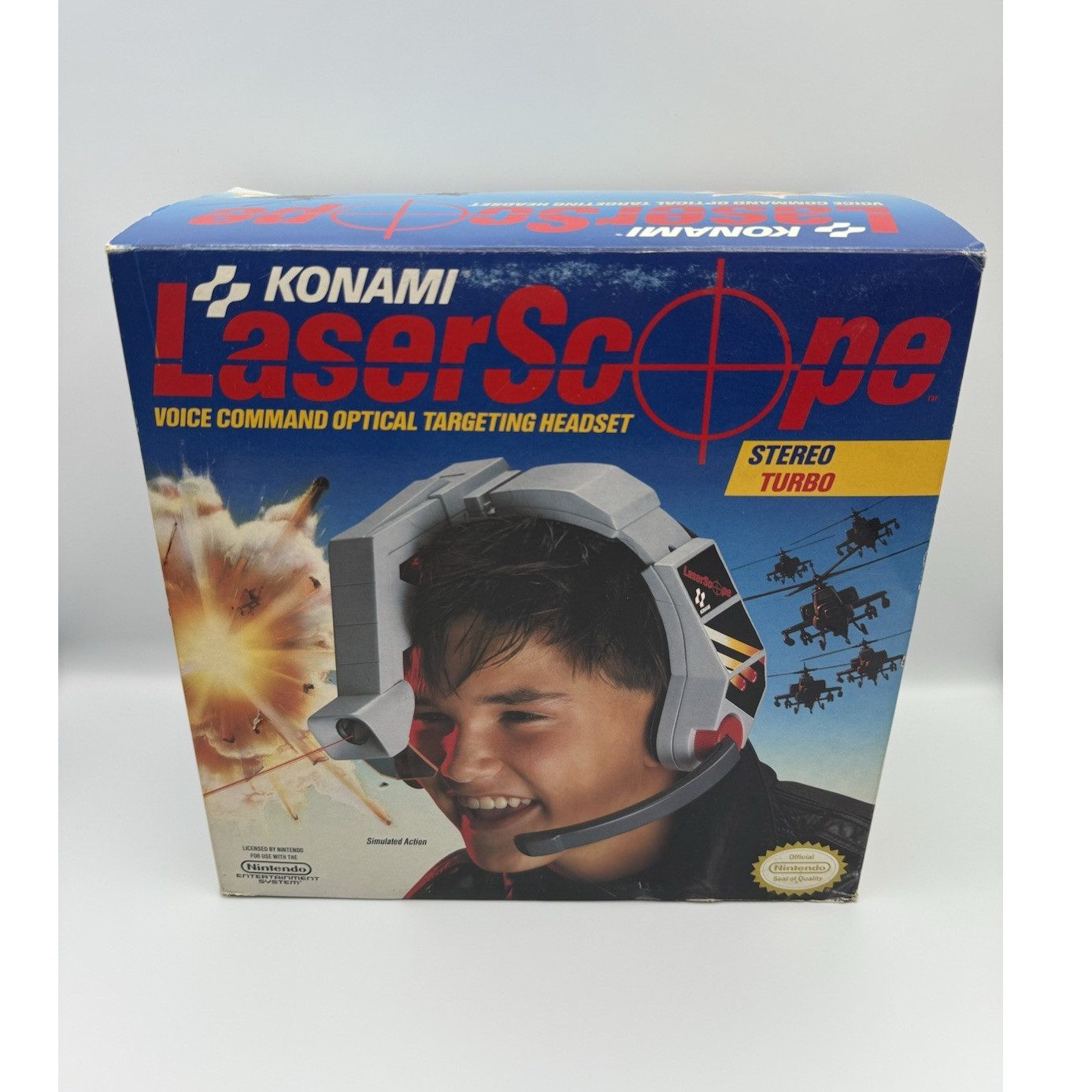 Konami LaserScope Voice Command Headset Boom Mic 3.5mm Jack Adjustable Headband