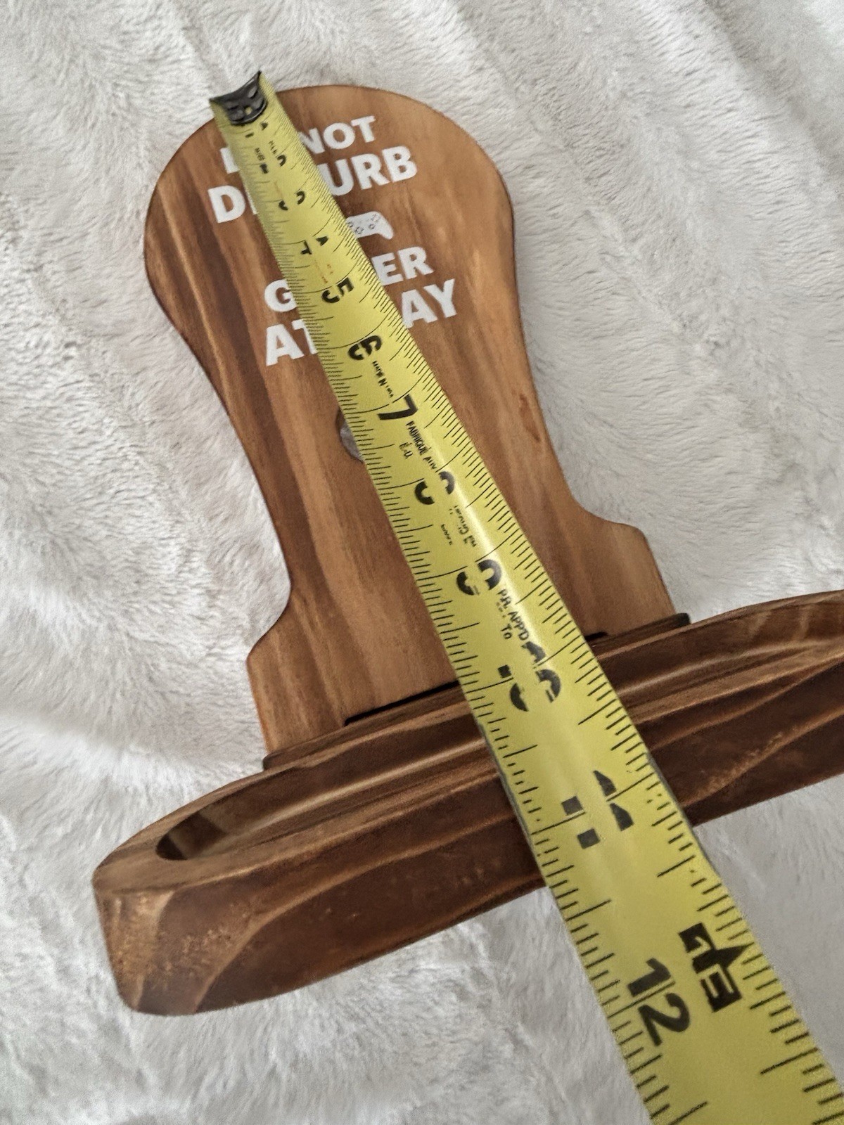 Wood Video Gamer Controller Holder 11 1/2 By 7 1/2 Inches