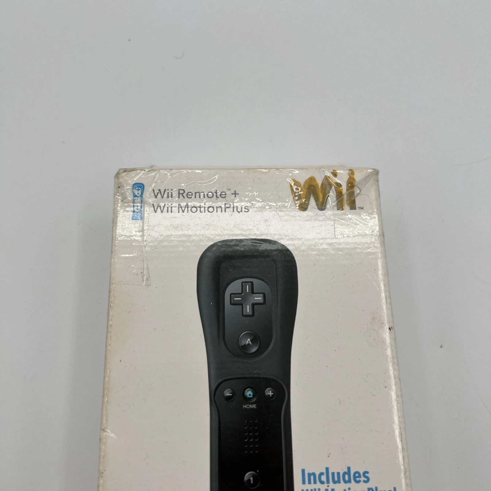 Nintendo Wii Remote + Wii MotionPlus – Original BIG Box Black NEW Open Box FAST