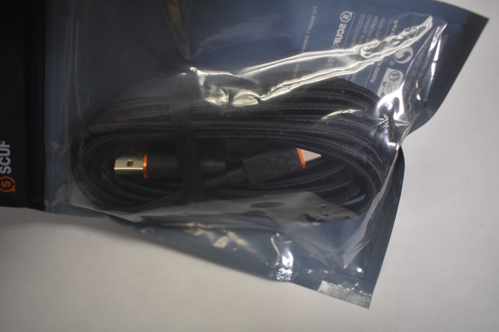 SCUF Braided USB-C Cable – Black 10′ USB Type C Charging Cable OEM