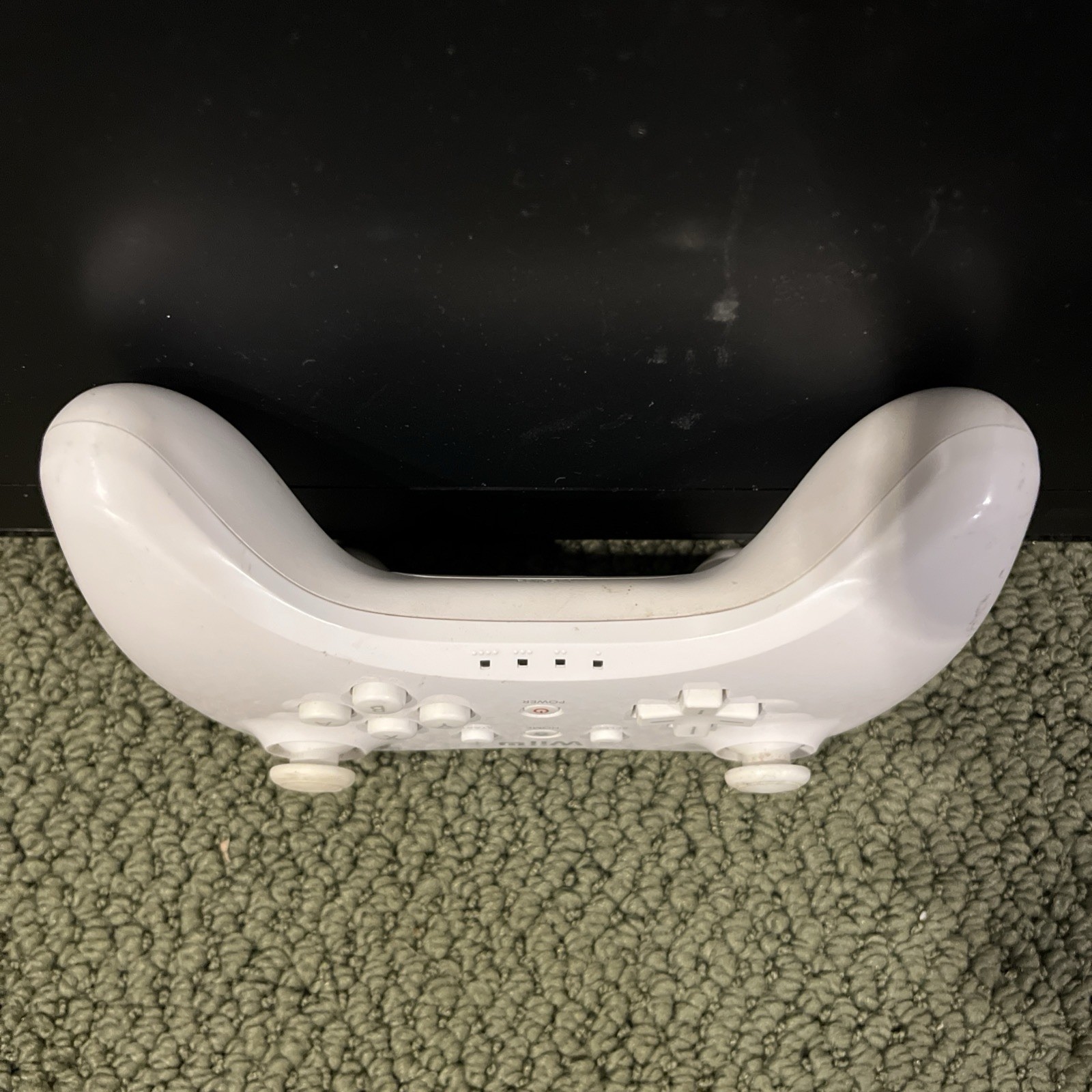 Nintendo Official Wii U Pro Controller OEM Genuine WUP-005 White Tested Works