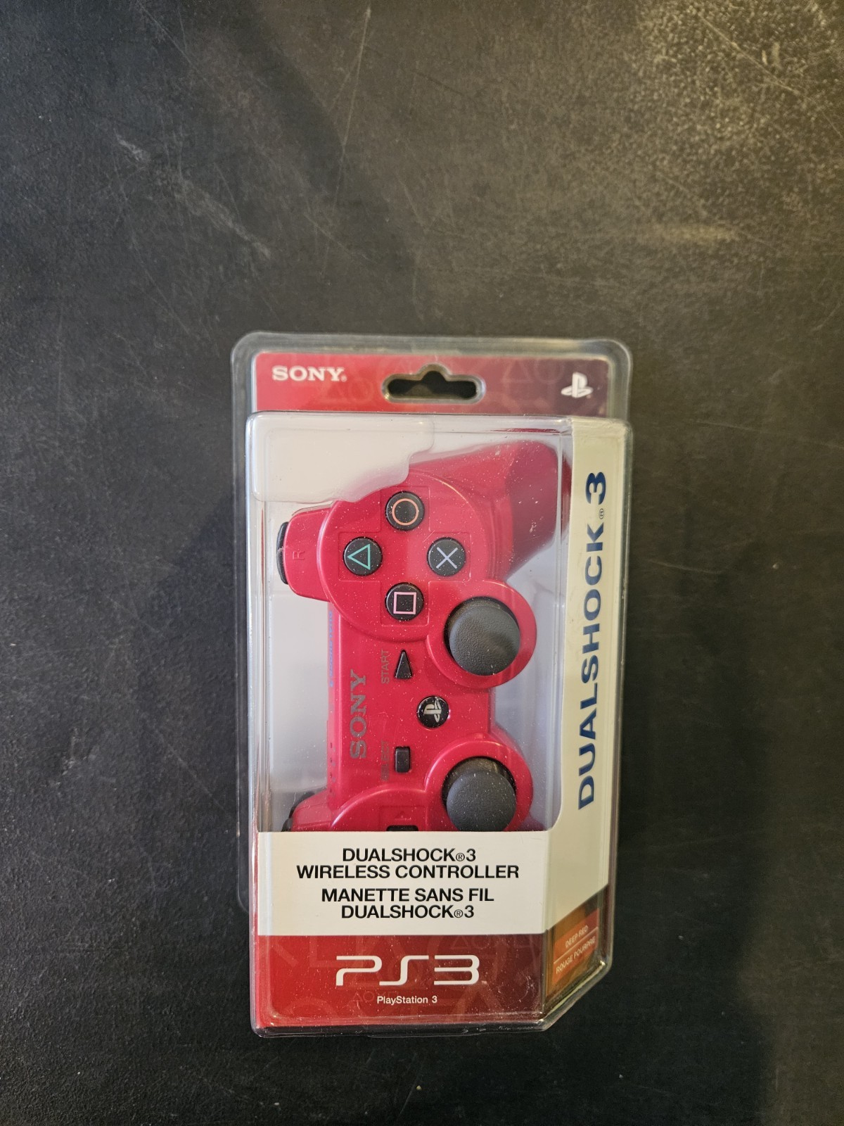 Sony PS3 DualShock 3 Deep Red Wireless Controller Sealed | Brand New