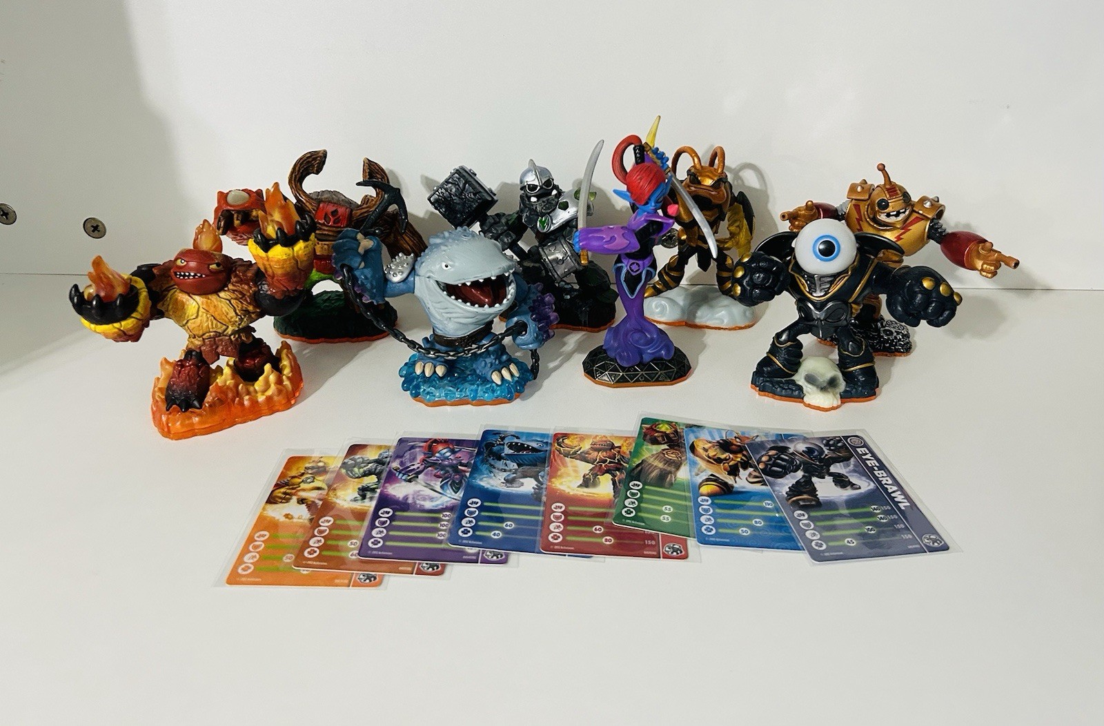 Skylanders Giants Master Giants Complete Set of 8. All Elements