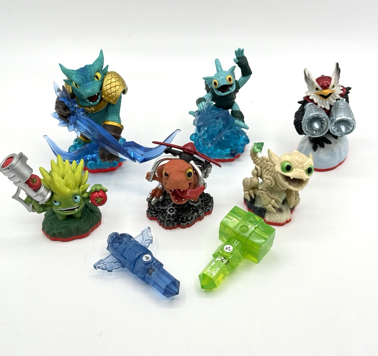 Skylanders & Trap Team Lot 6 Figures Masters Small With 2 Traps