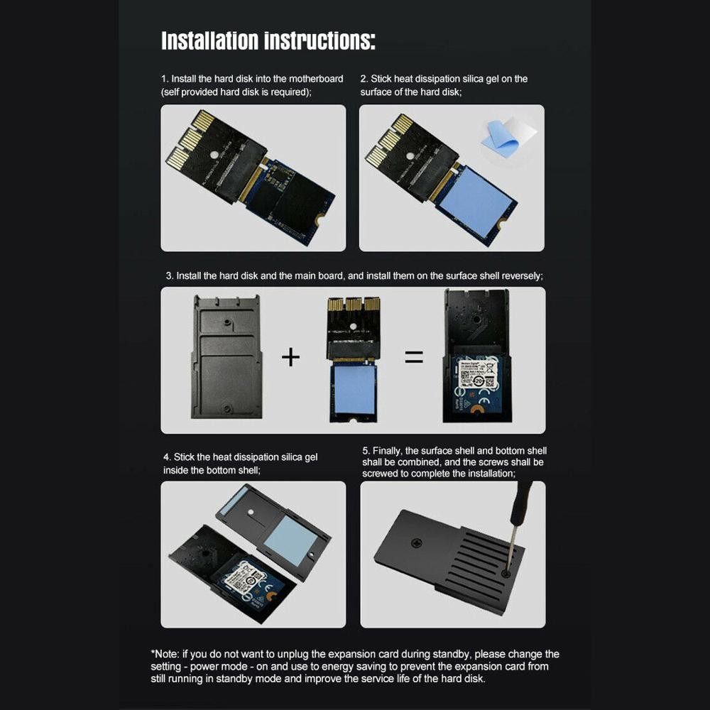Game Console External SSD M.2 Hard Drive Expansion Card Box for Xbox Series X/S