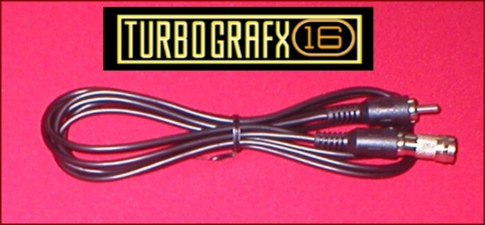 6Ft RCA Video Cable & RF Coax TV Adapter for the NEC Turbo Grafx 16 TG-16 System
