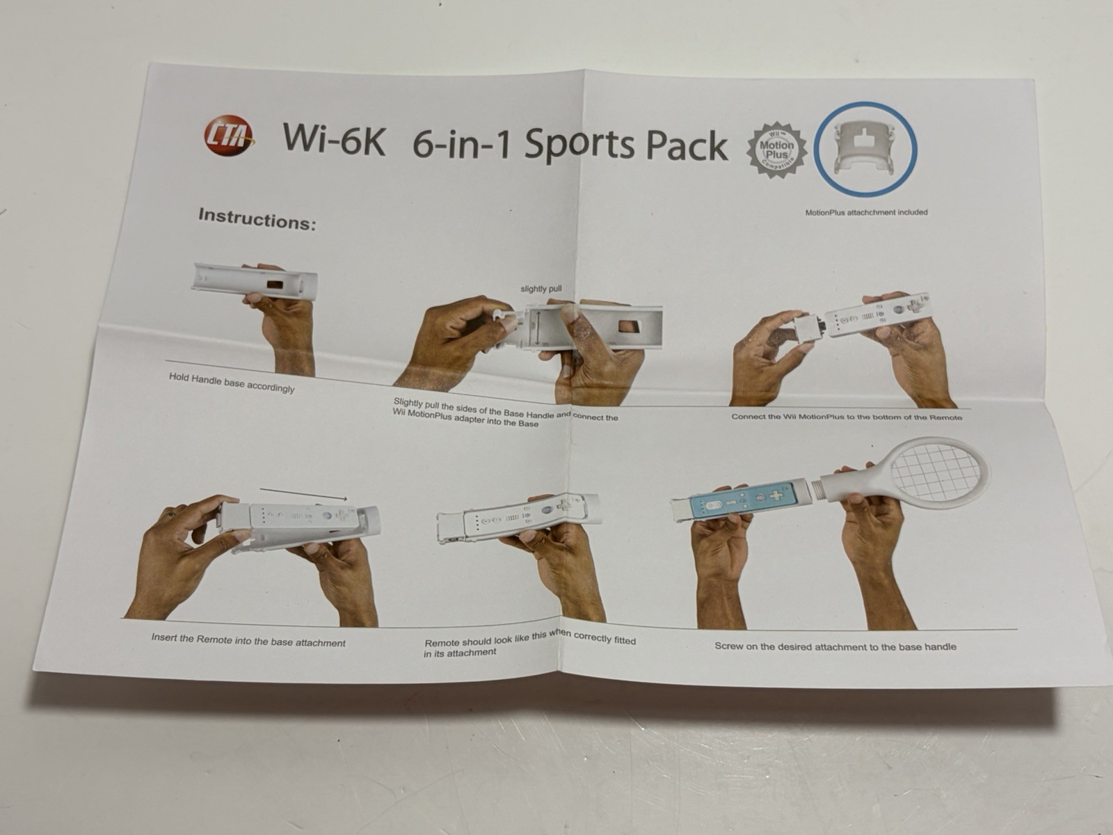 Sports Pack 6 in 1 for Nintendo Wii Video Game Accessories Open NEW