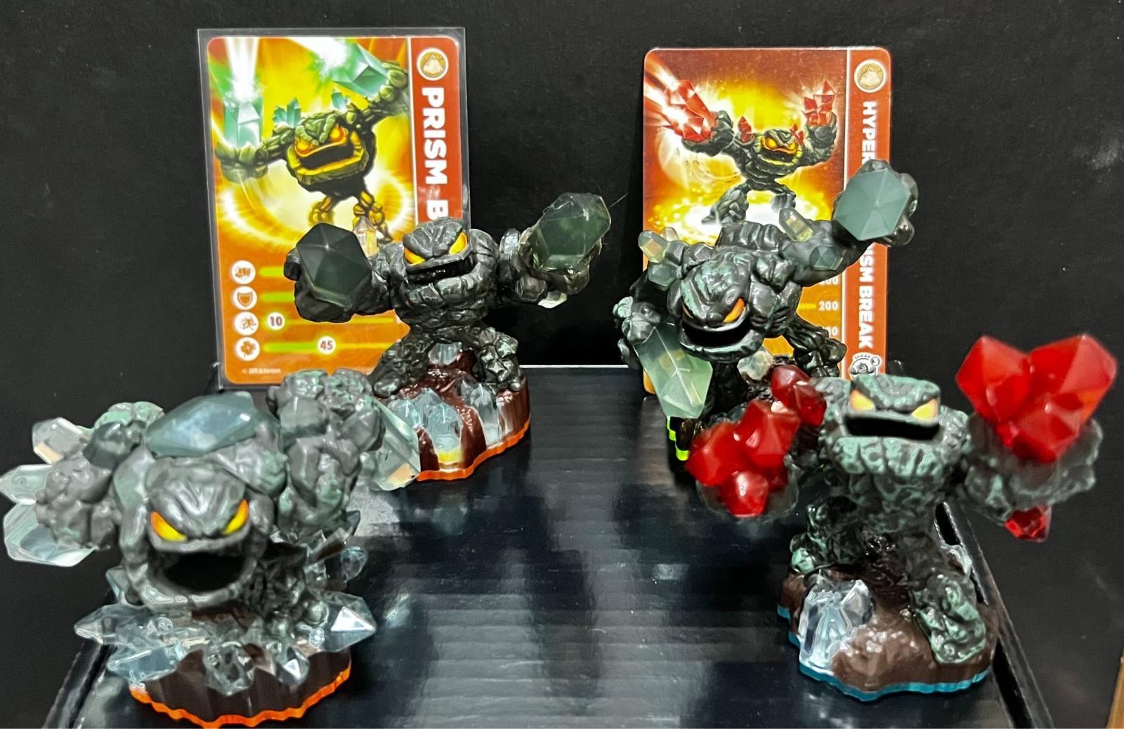 Skylanders Lot of 4 – Swap Force & Spyros Adventures w/ 2 Cards Activision