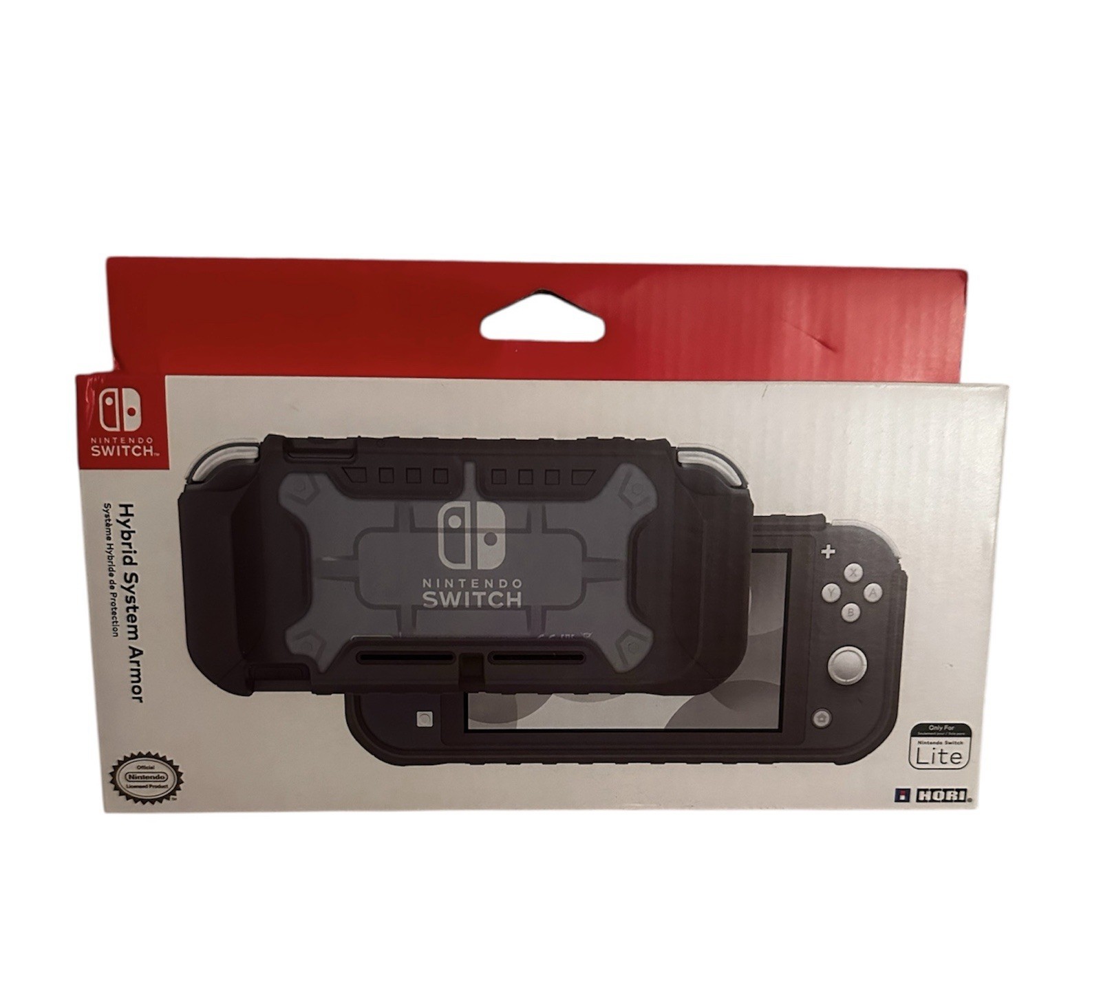 Hori Hybrid System Armor/Case for Nintendo Switch Lite (Gray/Clear)