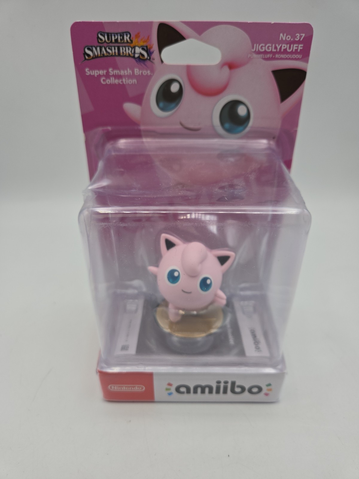Nintendo Jigglypuff amiibo Super Smash Bros Authentic