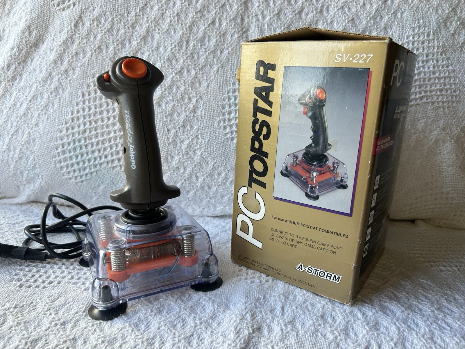 PC Quickjoy Top Star Joystick Retro Gaming Rare Box