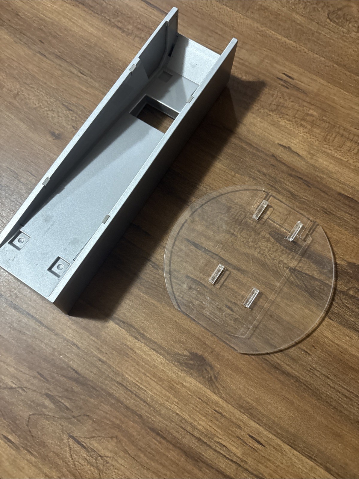 BASE & PLATE OEM GENUINE BUNDLE Nintendo Wii Console Stand Dock RVL-017 RVL-019
