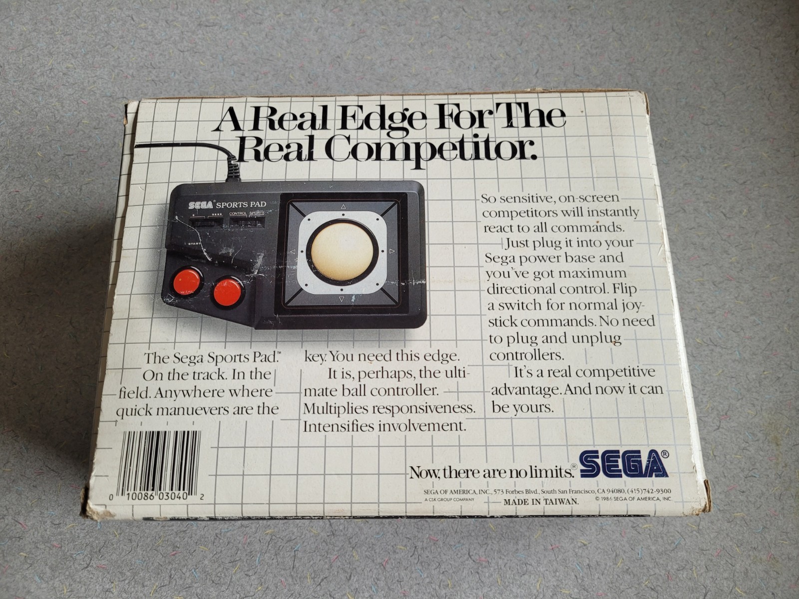 SEGA Master System The Sega Sports Pad No Manual Pretty Good Condition