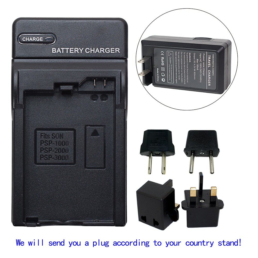 Rechargeable Battery or charger for Sony PSP-110 PSP-1001 PSP 1000 Fat New 3.6V
