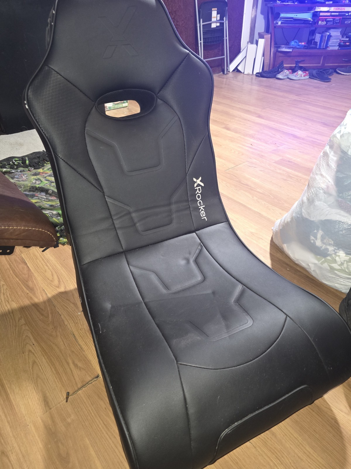 X Rocker Surge Sound Video Gaming Floor Chair with Wireless Bluetooth