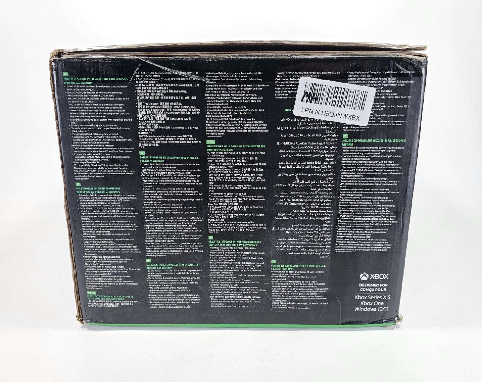 Thrustmaster TS-XW Racer Servo Base for Xbox Steering Wheel – Black WITH BOX
