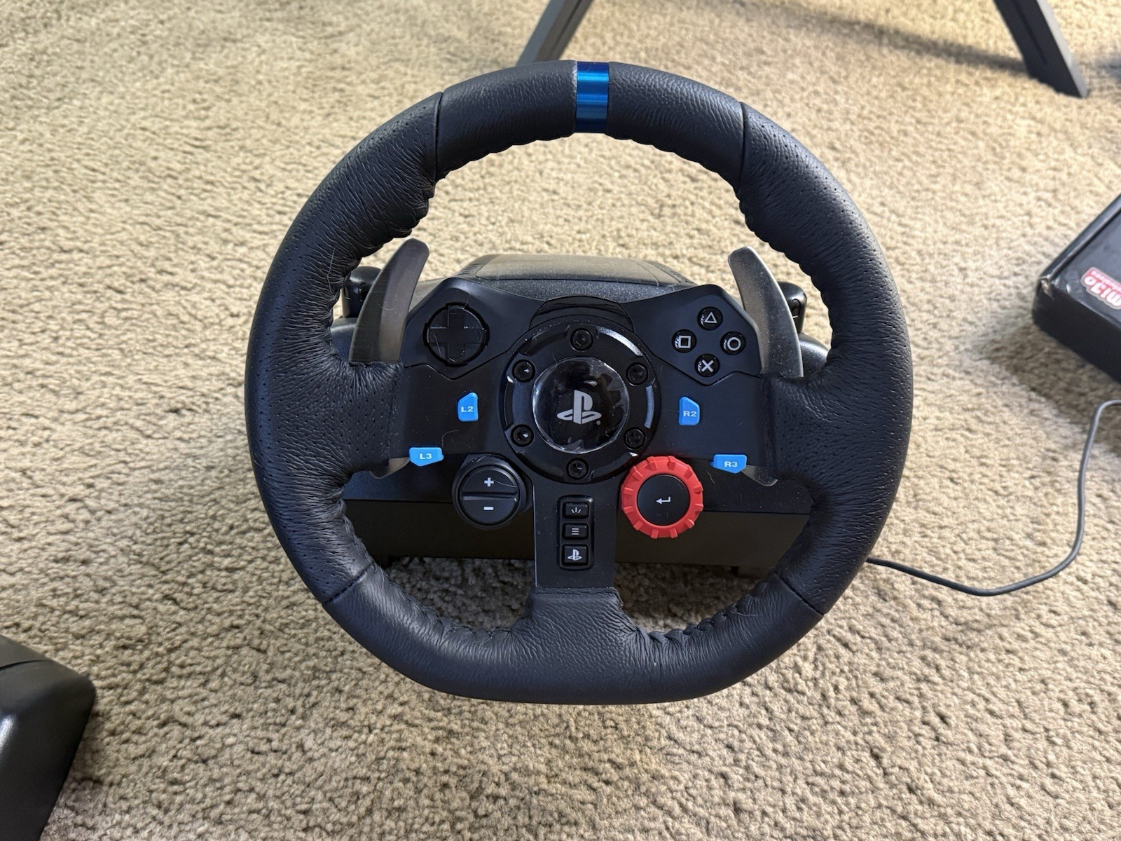 Logitech G29 Driving Force Racing Wheel and Pedals Set for PS5, PS4, PC