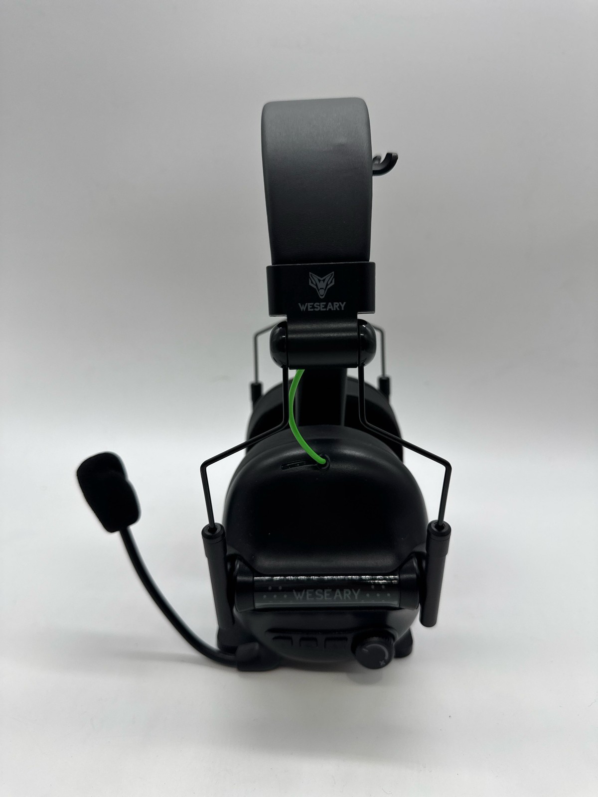 WESEARY WG2 Wireless Gaming Headset Microphone Bluetooth 2.4GHz Premium Black