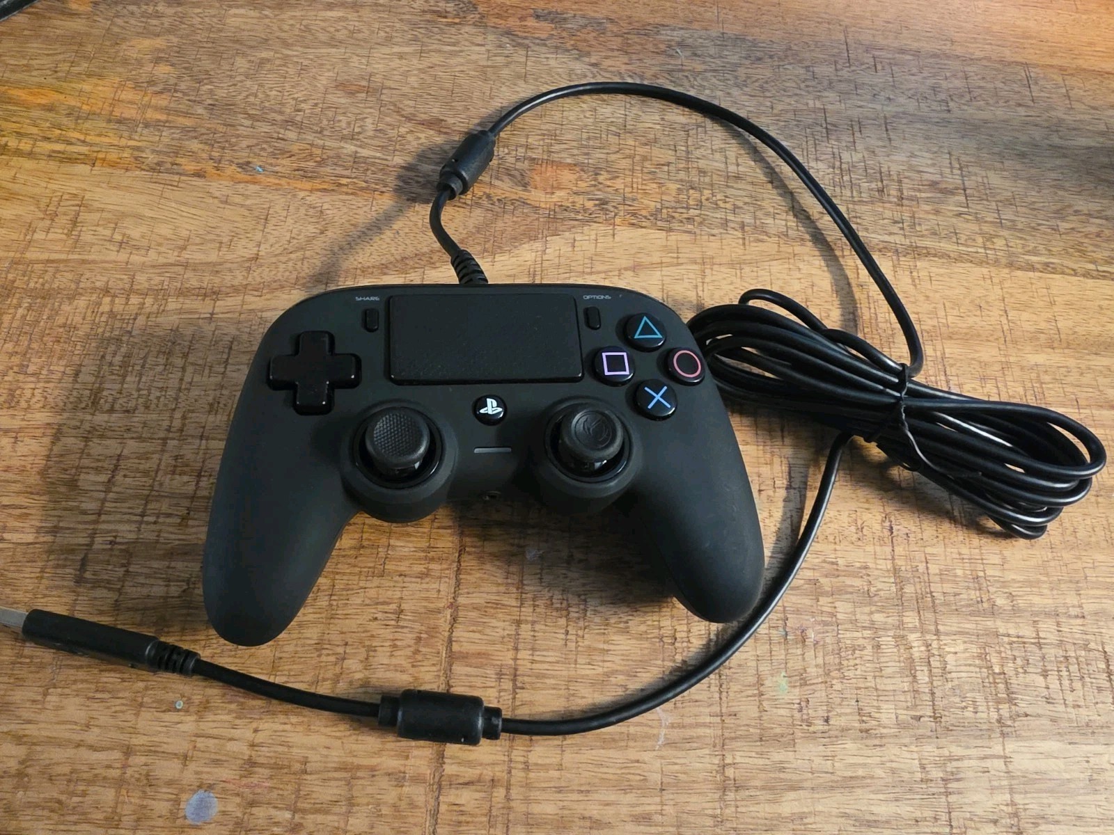 Nacon Wired Controller for PlayStation 4 PS4 and PC Black