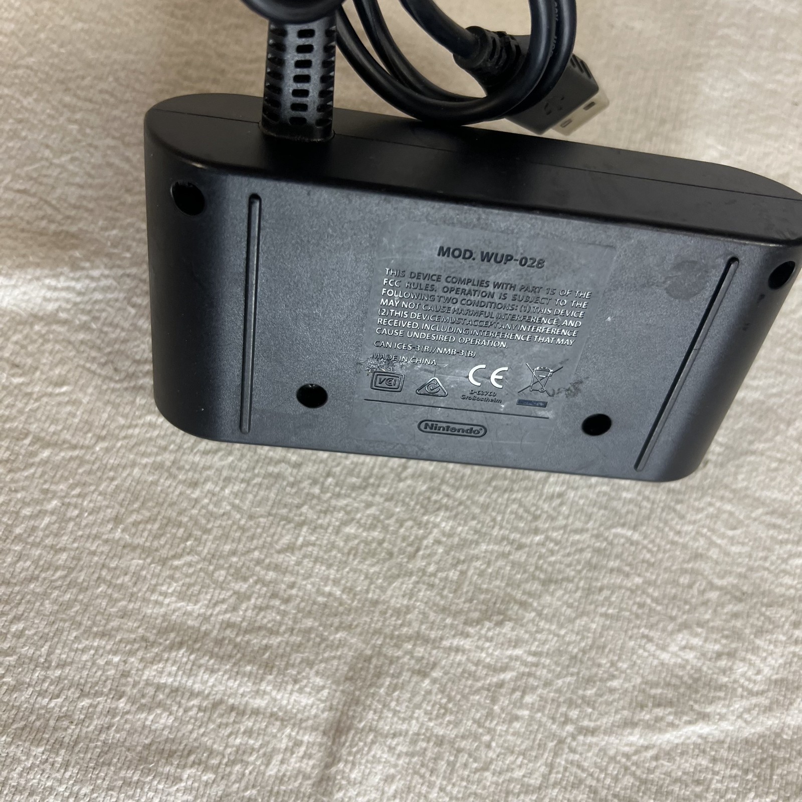Nintendo Wii U GameCube Controller Adapter WUP-028 OEM