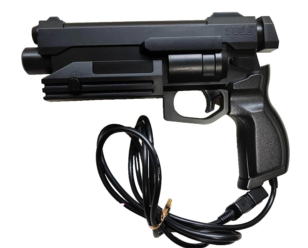 Sega Saturn GUN CONTROLLER Virtua Cop HSS-0122 Work for CRT TV Only Tested f/JP
