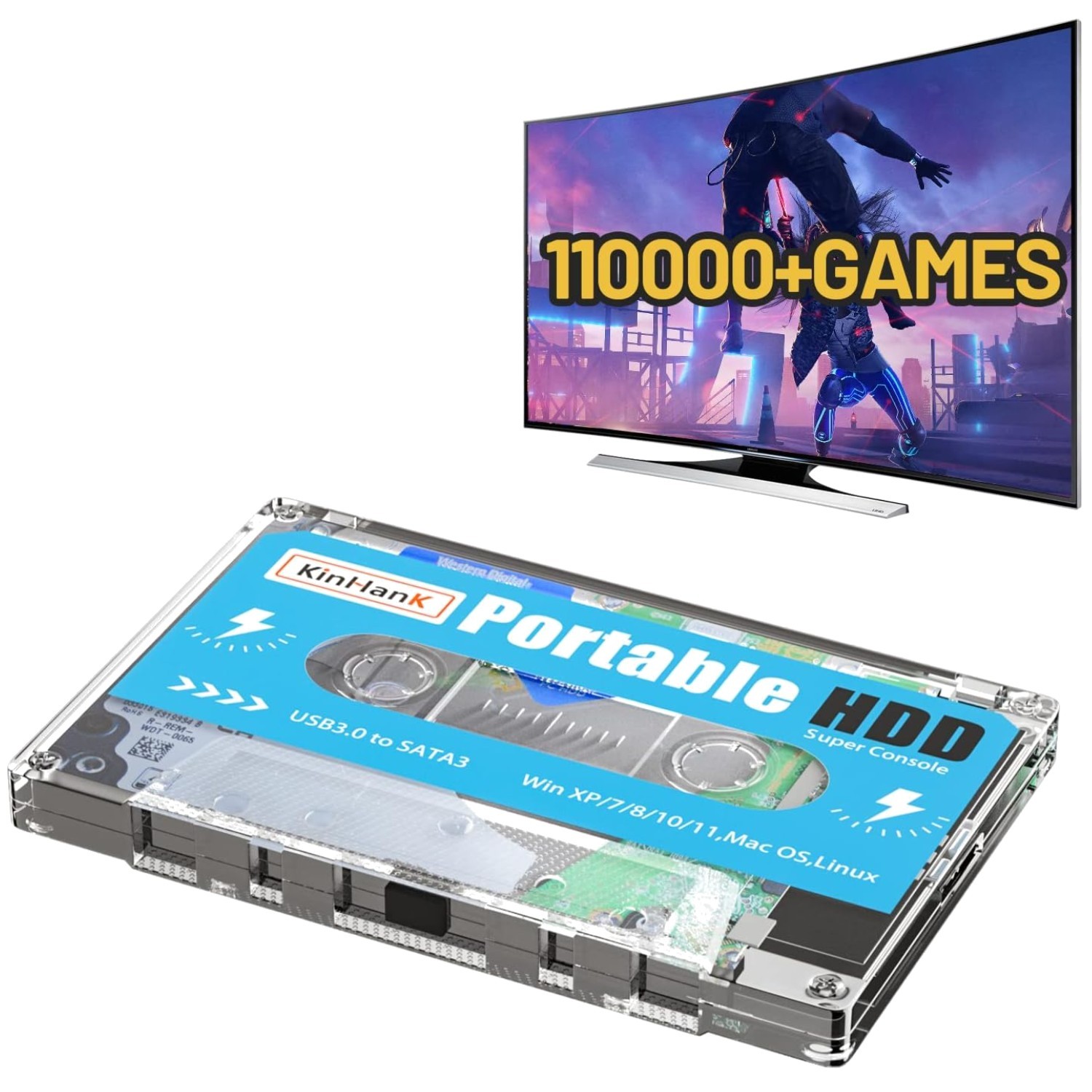 500G Portable Game Drive – 110,000+ Games, Batocera 33