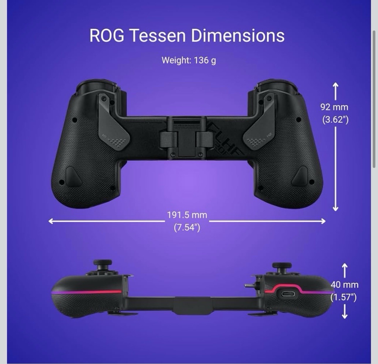 ASUS ROG Tessen Mobile Gaming Controller for Android #GU200A *NEW/SEALED*