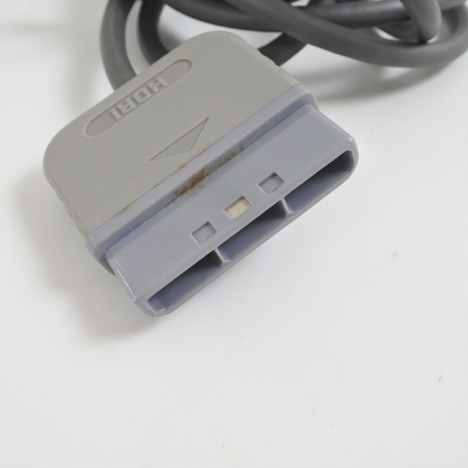 PS1 HORI ZEROTECH Steering Controller ZERO TECH Clear Gray Playstation 1558