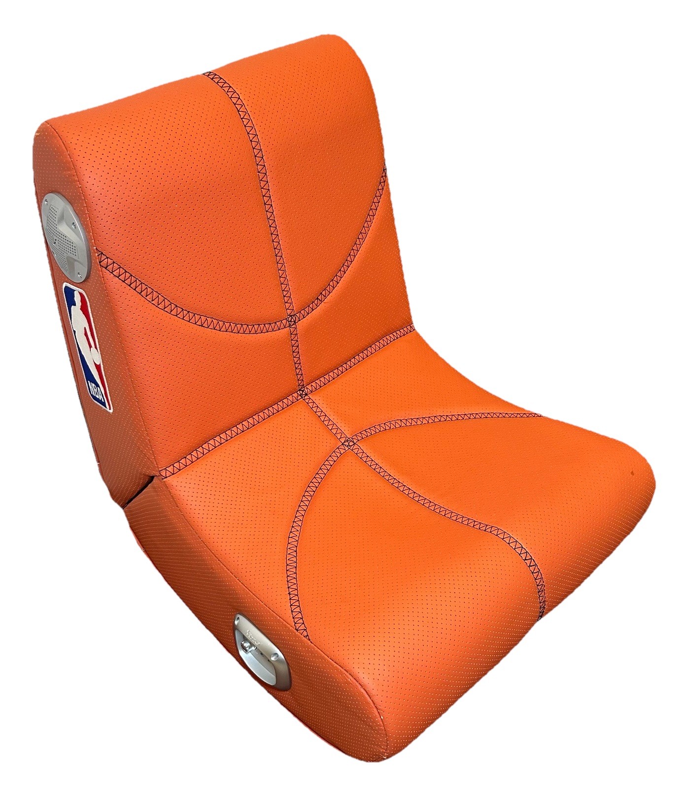 NBA X Rocker Mini Orange Gaming Chair w/ Built-in Speakers