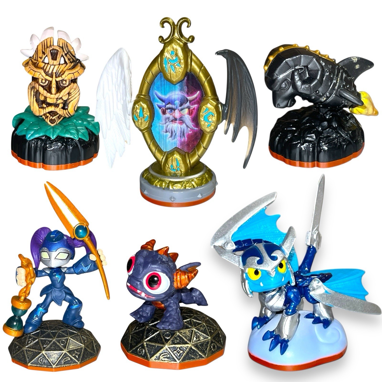 Skylanders Trap Team Mirror of Mystery Set COMPLETE Blades Cards & Stickers (02)