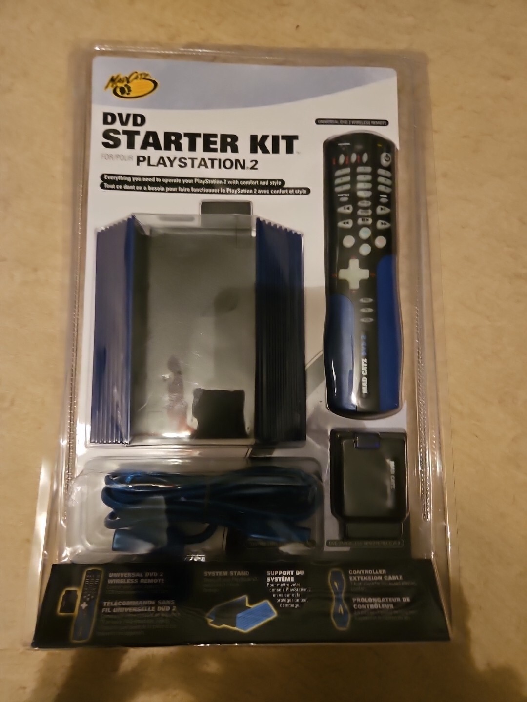 Sony Playstation 2 Infared DVD Remote Controller Kit – Blue (9704201)