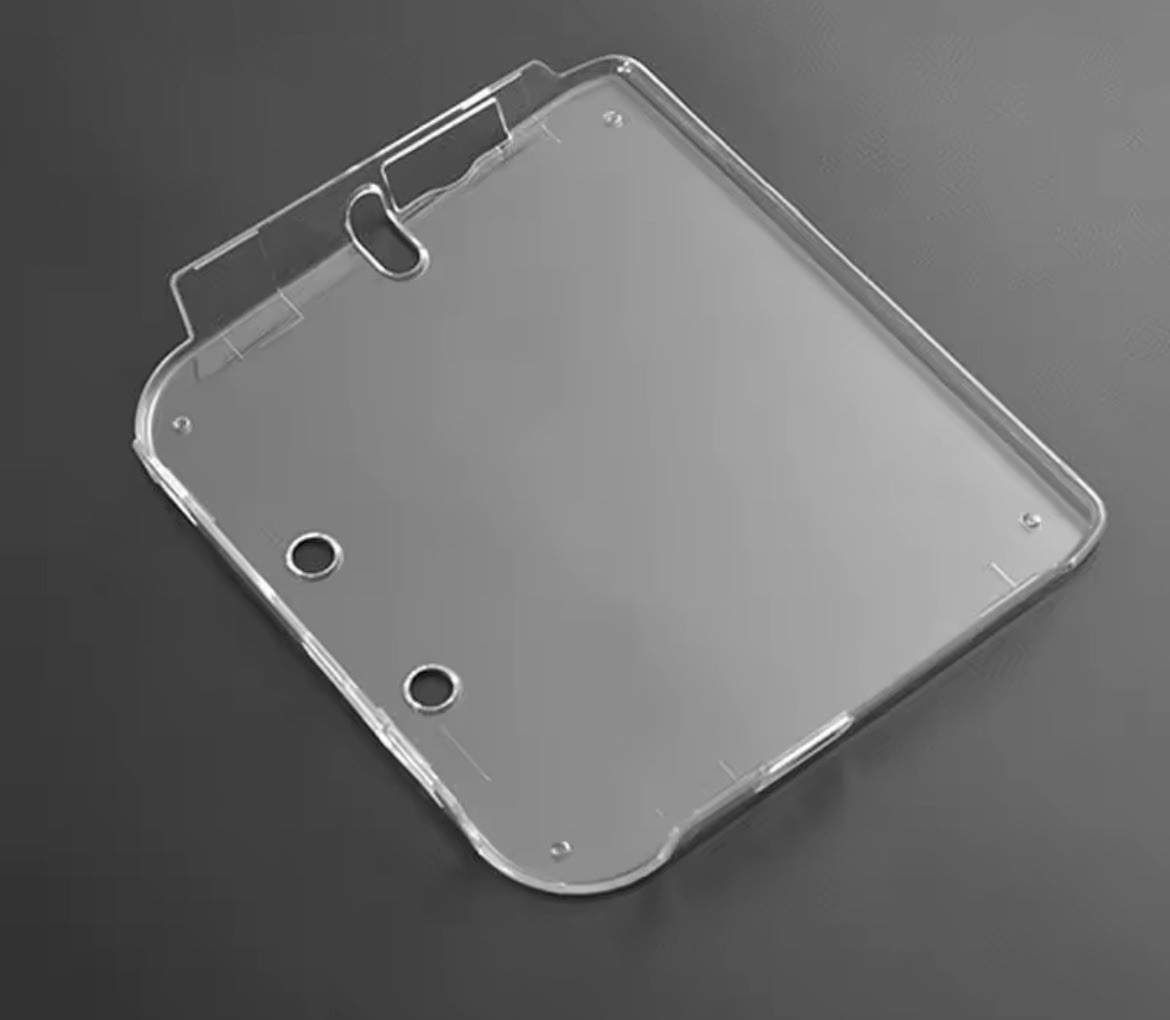 Clear Crystal Protective Case Cover Hard Shell Skin for 2DS Nintendo Case 1pc