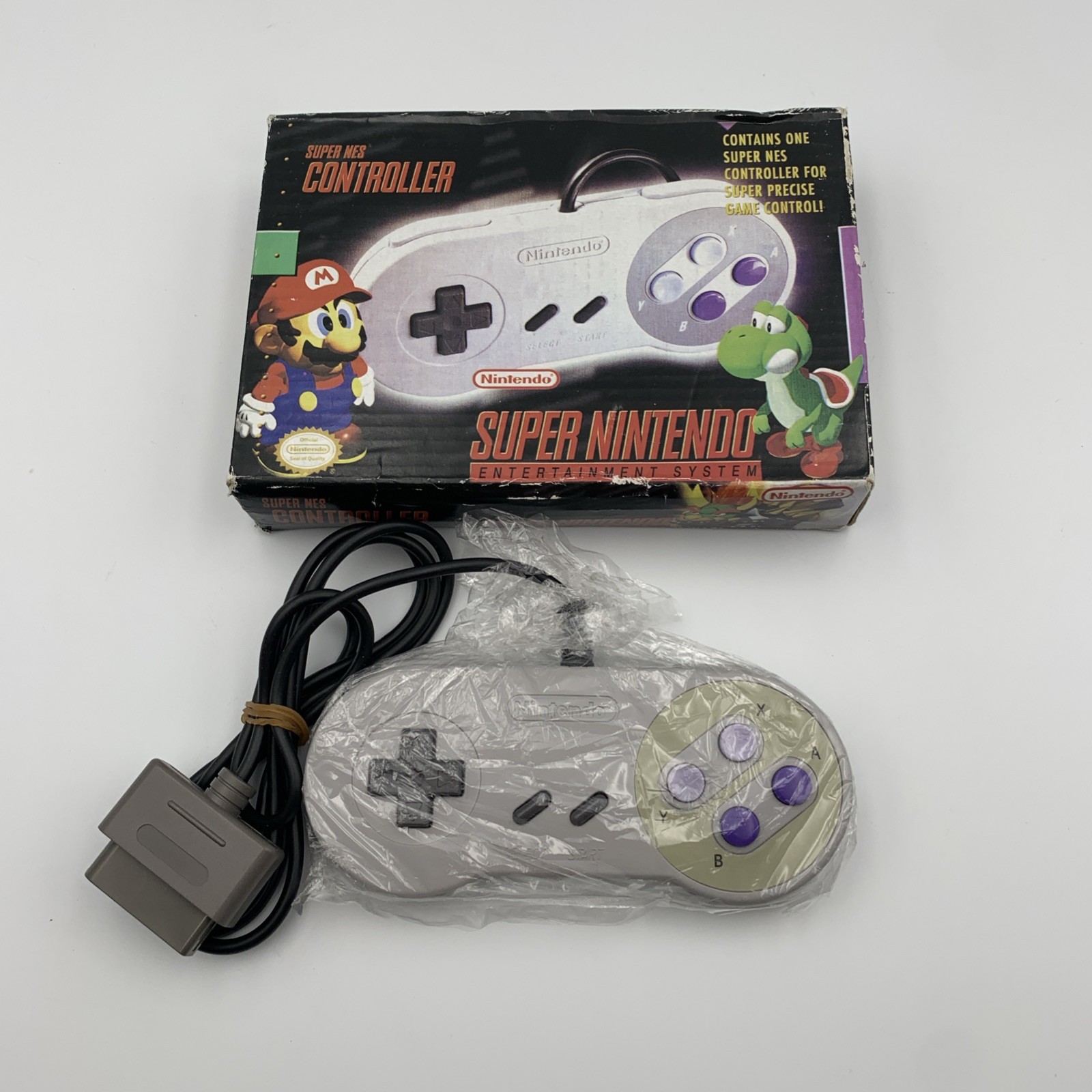 Super Nintendo SNES Controller OEM SNS-005 New in Original Pack-in Packaging