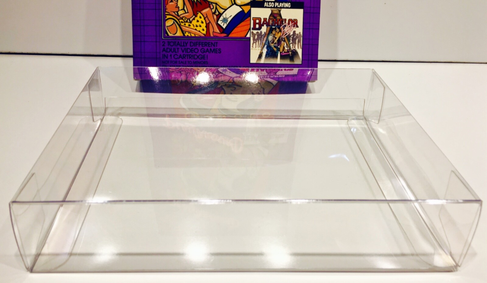 1 Box Protector For ATARI ADULT Video Games! Gigolo, Beat em & Eat Em etc.