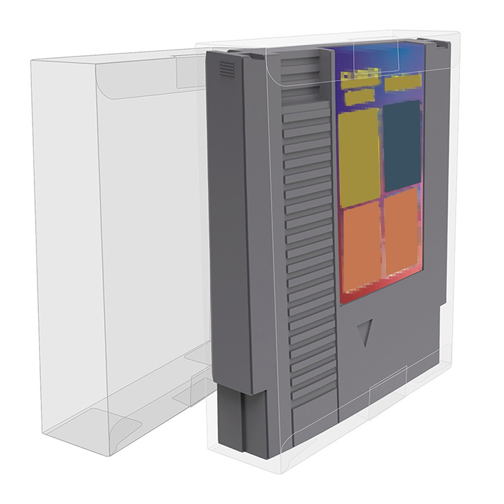 50PACK Protector Box Protection Case Sleeve for Nintendo NES Game Cartridge