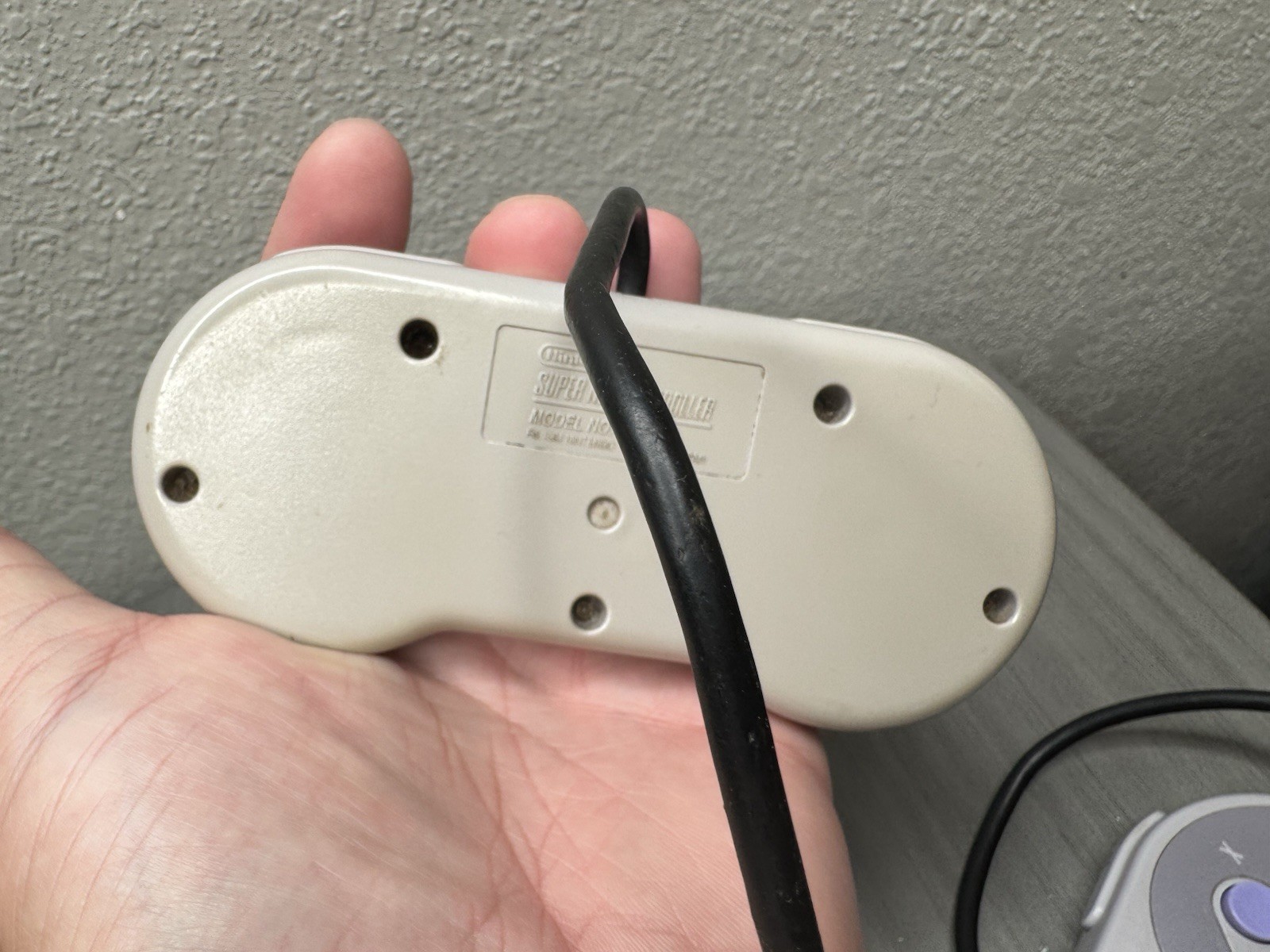 Lot of 2 SNES Super Nintendo Original Controller Authentic OEM SNS-005 READ