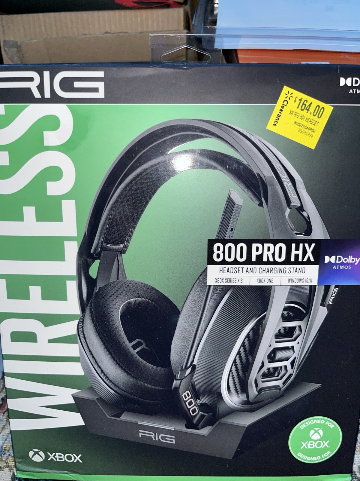RIG 800 Pro HX Wireless Gaming Headset Dolby Atmos Xbox Series X|S PC Black