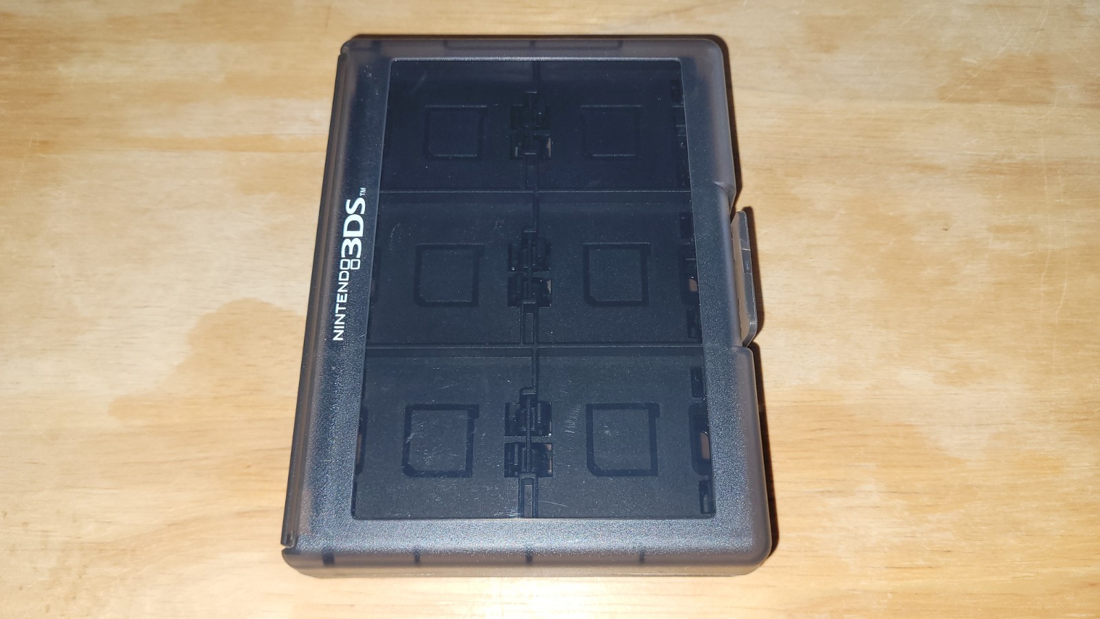 HORI 24 Game Cartridge Holder for Nintendo 3DS & DS Games – Clear Black Plastic