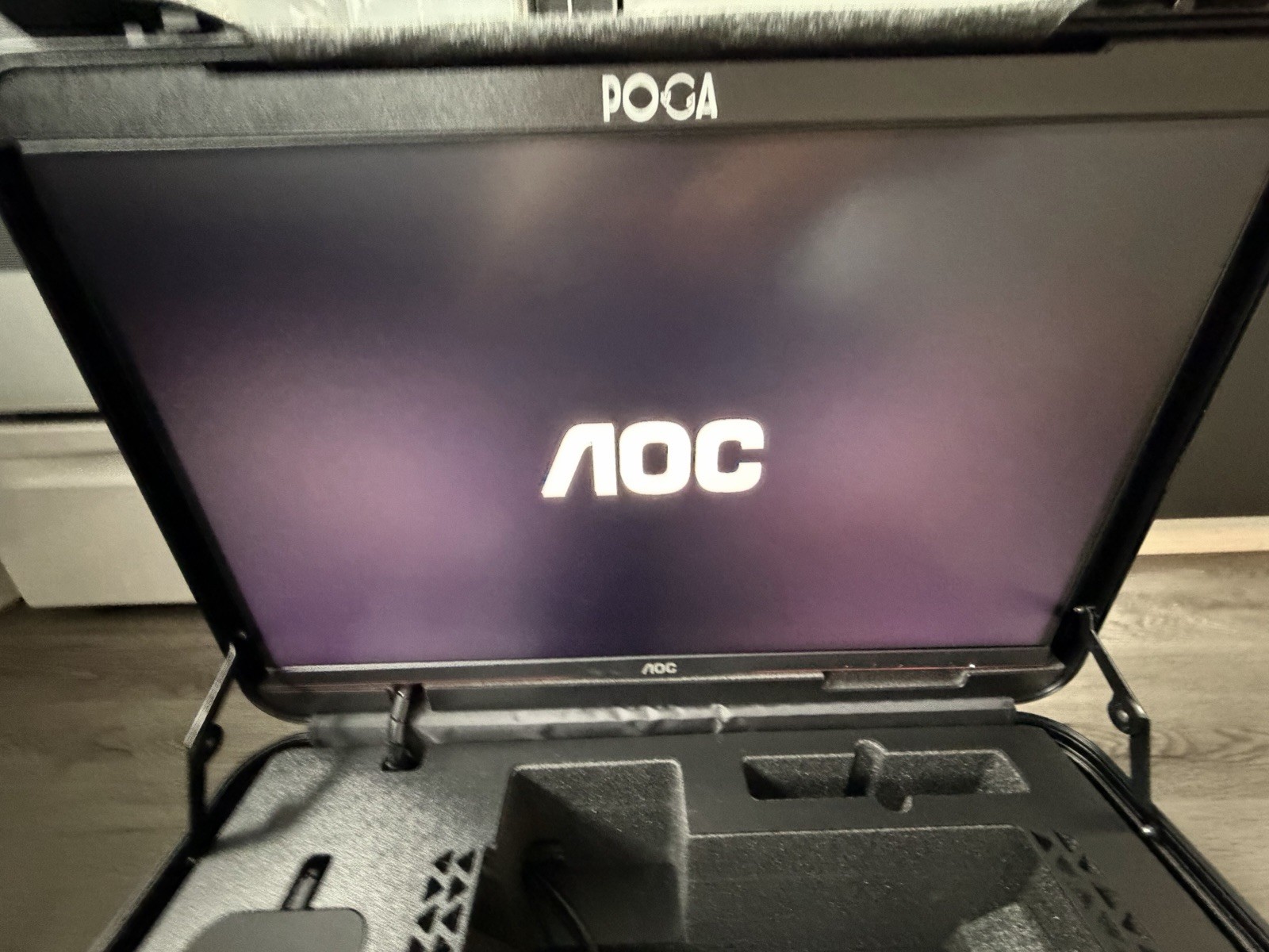 POGA Lux X Box Series X Travel Case with Built In Monitor