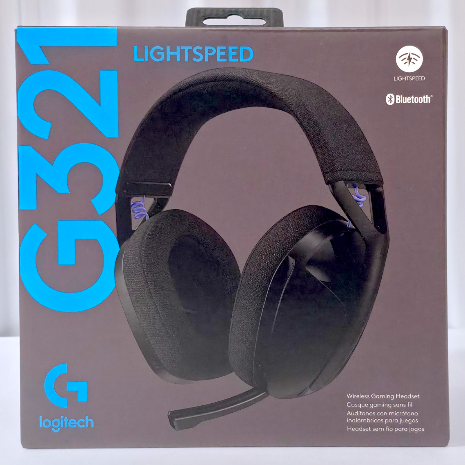 Logitech G321 Lightspeed Wireless Gaming Headset Black, Comfort 981-001562 – NEW