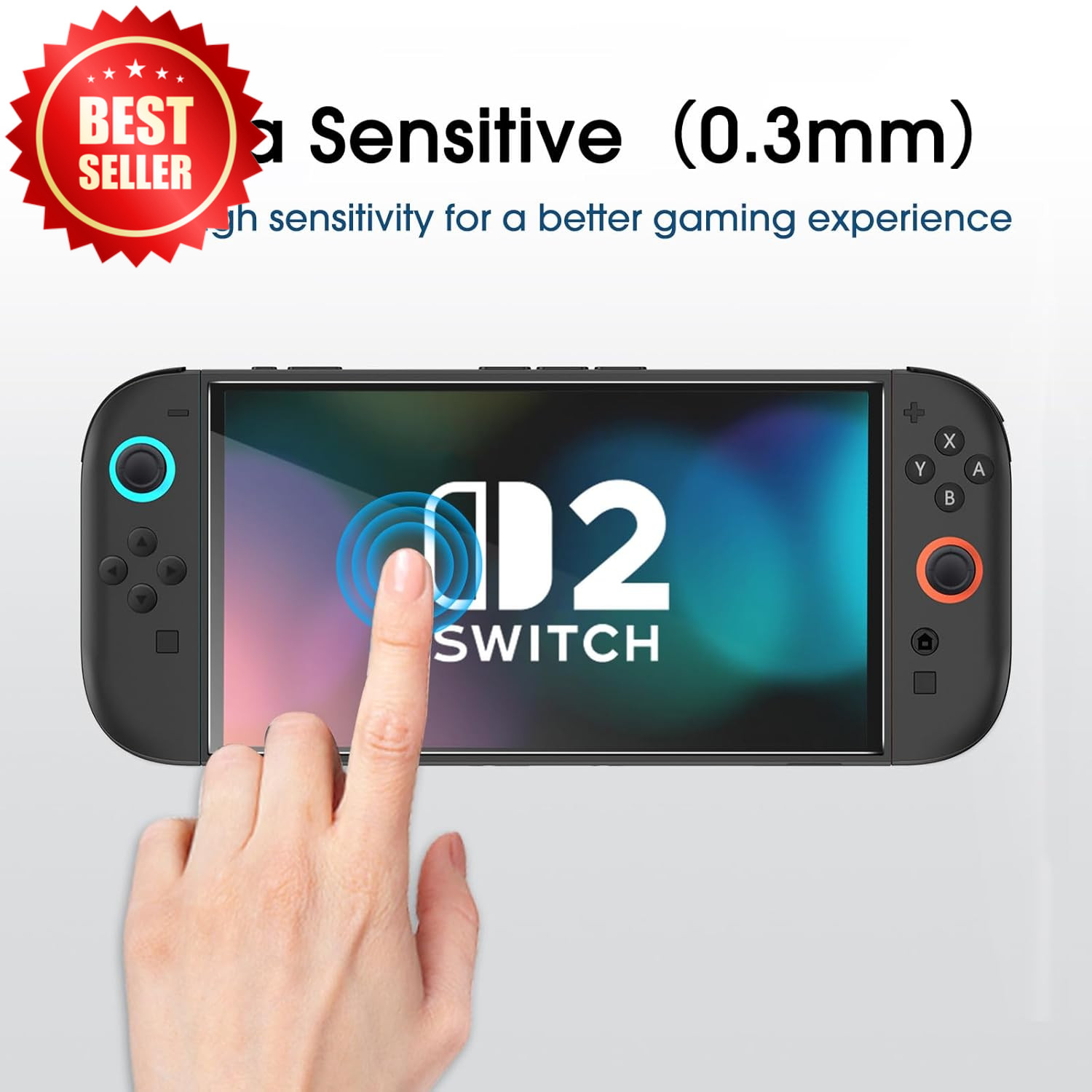 Auto-Alignment Nintendo Switch 2 Screen Protector 7.9″, 2-Pack, Anti-Scratch