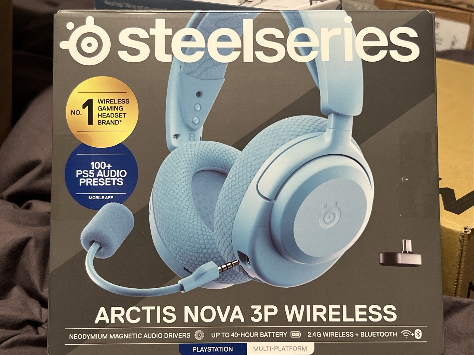 NEW Sealed SteelSeries Arctis Nova 3P Wireless Headset Aqua PS5 PS4 Switch PC