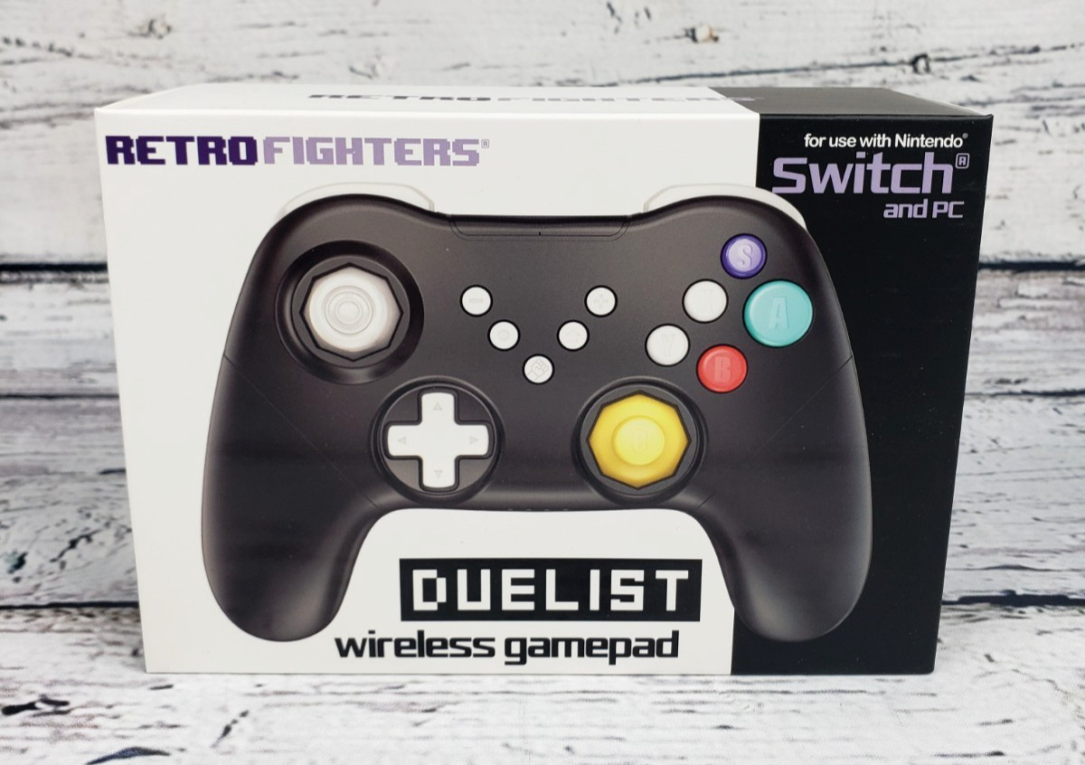 Retro Fighters Duelist Wireless Black Controller – Nintendo Switch And PC – New
