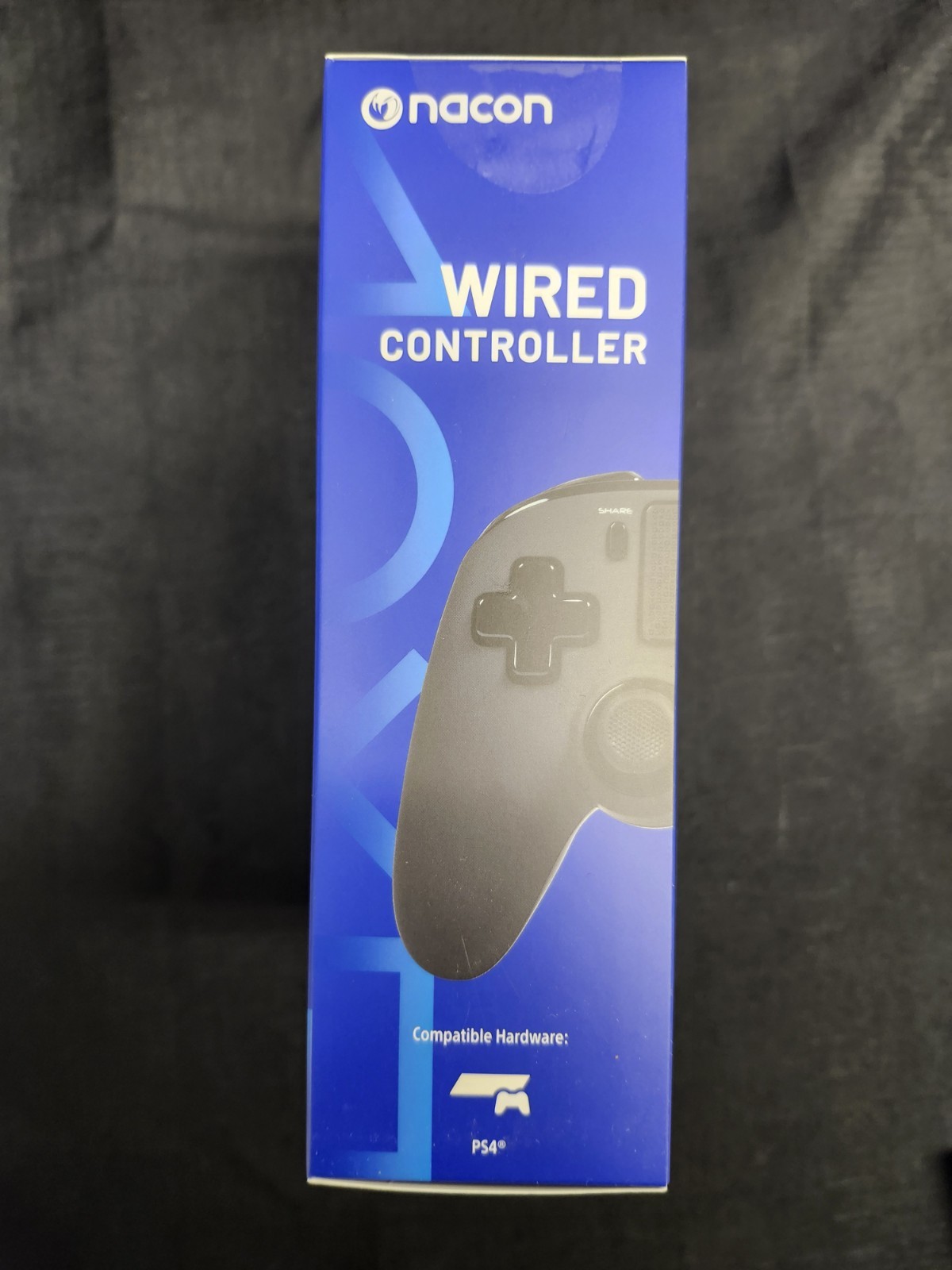 Nacon Wired Controller For PlayStation 4 PS4 and PC, Black Sealed