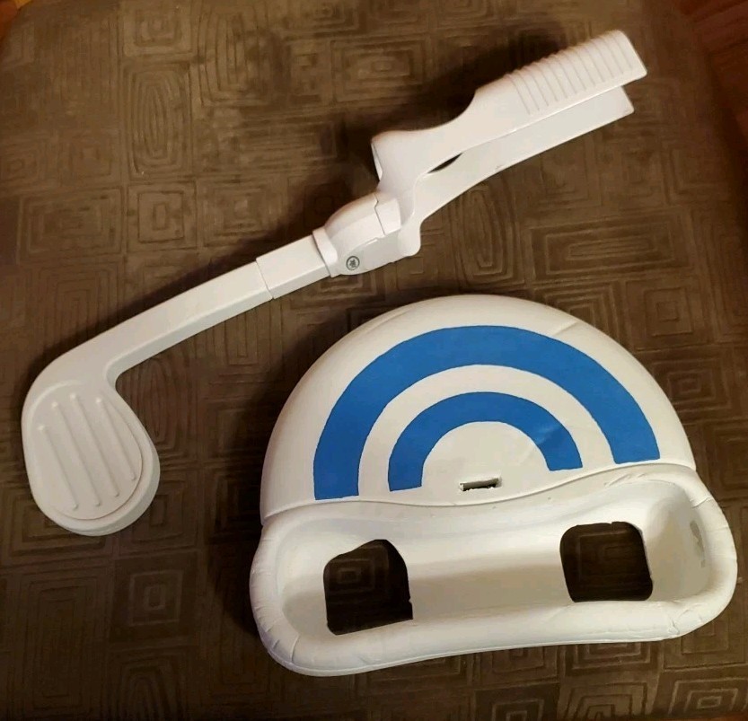 Nintendo Wii Accessory Attachments Steering Wheel + Golf Club Soft Unbranded