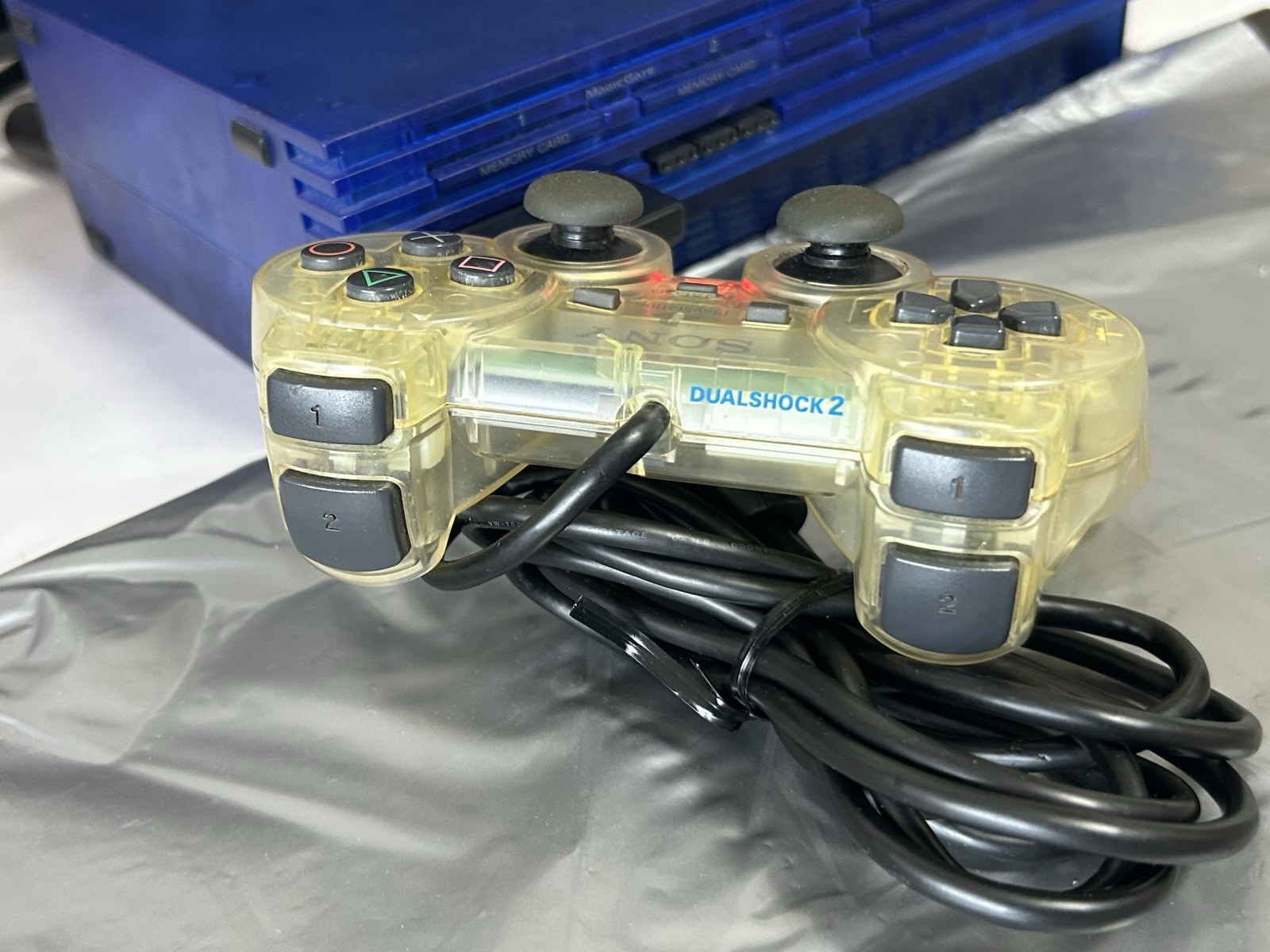 PlayStation PS2 Dual Shock 2 Crystal SCPH-10010 Japan ~ Tested