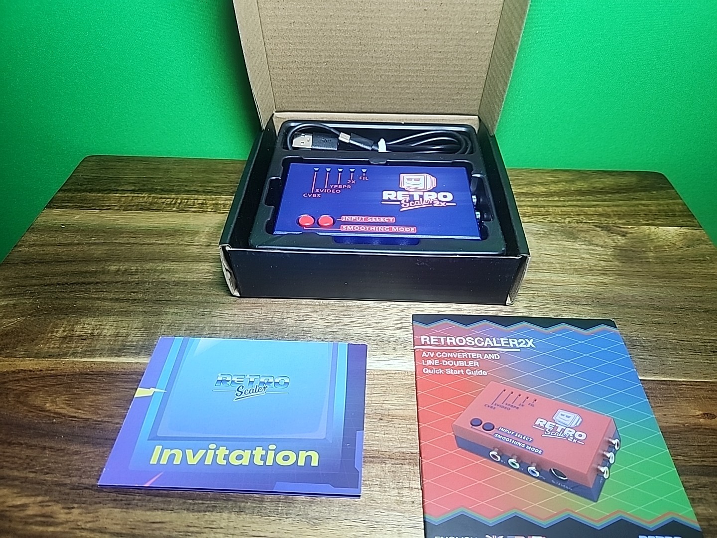 RetroScaler2x AV to HDMI-compatible Converter Line-Doubler Retro Game Console